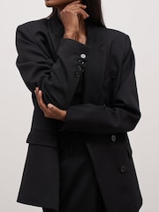 Because Of Alice Black Formal Double Breasted Blazer - Image 5 of 6