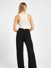 Because Of Alice Black Effortless Wide Leg Trousers - Image 2 of 6