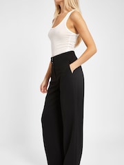 Because Of Alice Black Effortless Wide Leg Trousers - Image 5 of 6