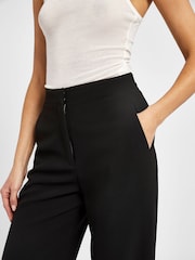 Because Of Alice Black Effortless Wide Leg Trousers - Image 6 of 6
