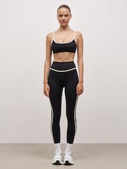 Because Of Alice Black Base Contrast Trim Leggings - Image 3 of 5