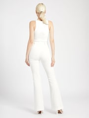 Because Of Alice White Wide Leg Suit Trousers - Image 2 of 5