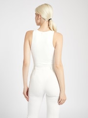 Because Of Alice White Wide Leg Suit Trousers - Image 4 of 5