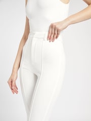 Because Of Alice White Wide Leg Suit Trousers - Image 5 of 5