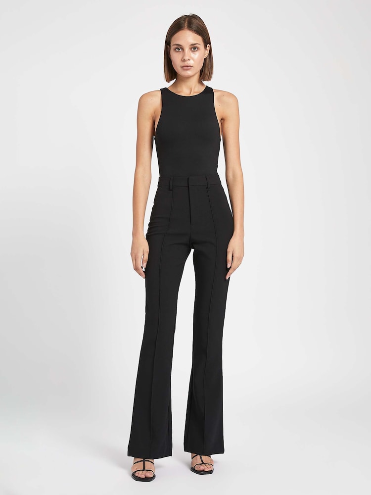 Because Of Alice Black Wide Leg Suit Trousers - Image 1 of 6