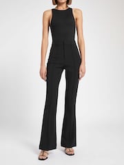 Because Of Alice Black Wide Leg Suit Trousers - Image 4 of 6
