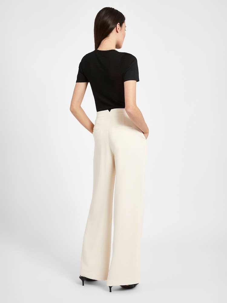 Because Of Alice Cream Effortless Wide Leg Trousers - Image 2 of 6