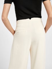 Because Of Alice Cream Effortless Wide Leg Trousers - Image 6 of 6