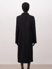 Because Of Alice Black Double Faced Wool Dinner Coat - Image 3 of 7
