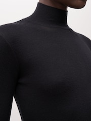 Because Of Alice Charcole Black Fine Knit Maxi Dress - Image 6 of 6