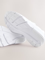 White Wide Fit (G) Pull On Trainers - Image 5 of 5