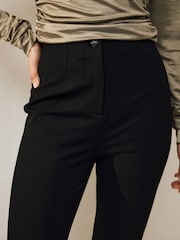 أسود - Skinny Sculpting Military Trousers - صورة 4 من 9