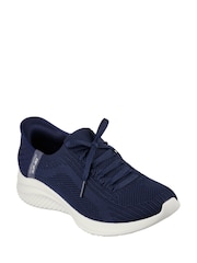 Skechers Blue Wide Fit Ultra Flex 3.0 Brilliant Trainers - Image 2 of 3