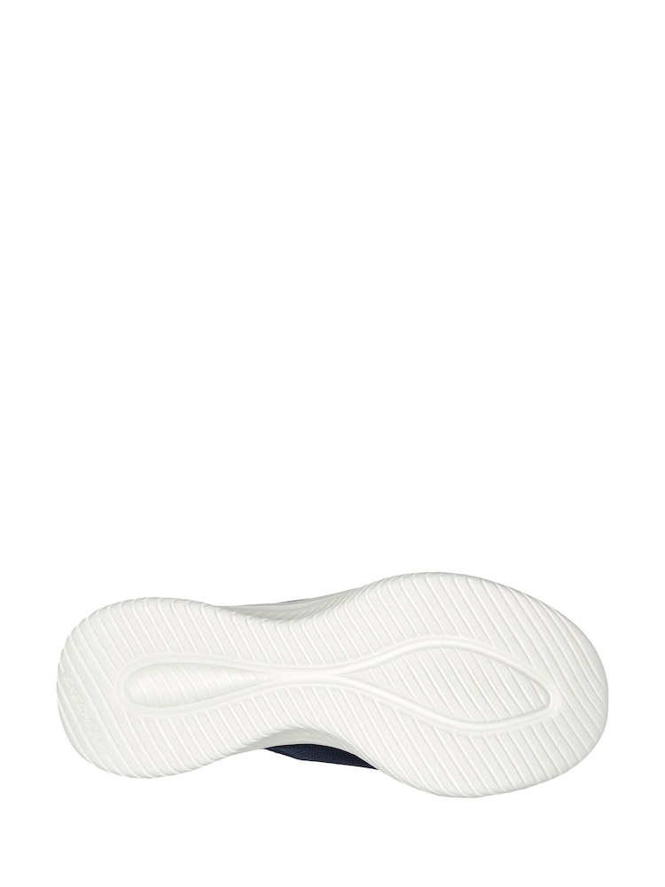 Skechers Navy Blue Wide Fit Slipins Ultra Flex 3.0 Brilliant Path Trainers - Image 5 of 5