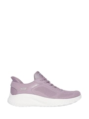 Skechers Purple Wide Fit Bobs Sport Squad Chaos Trainers - Image 1 of 5