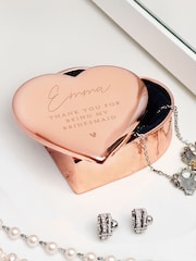 Personalised Small Heart Jewellery Box by PMC - Image 3 of 3
