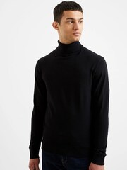 French Connection Black Supersoft Roll Neck Jumper - Image 1 of 4