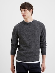 French Connection Blue Crew Neck Knit Jumper - Image 1 of 5