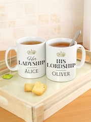 Personalised Ladyship and Lordship Mug Set by PMC - Image 3 of 4