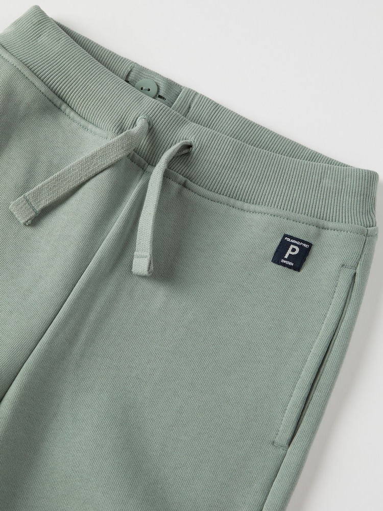 Polarn O. Pyret Green Plain Joggers - Image 2 of 3 Polarn O. Pyret Green Plain Joggers - Image 2 of 3