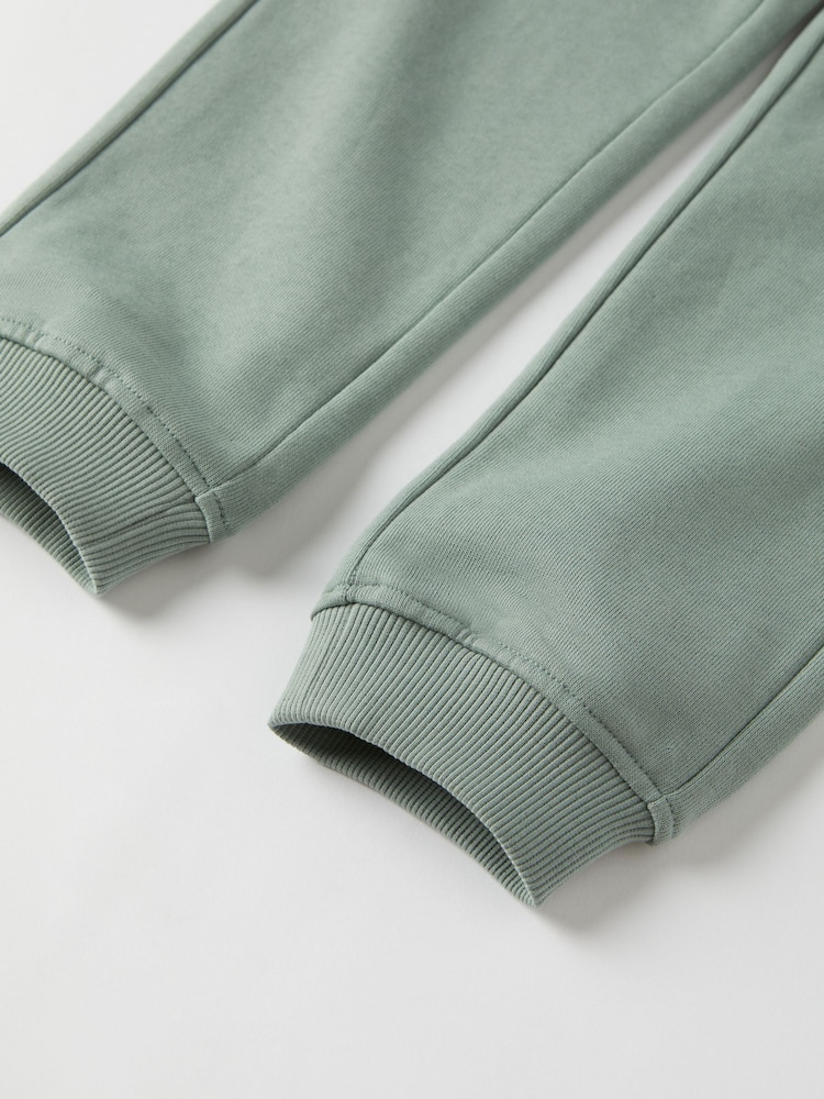 Polarn O. Pyret 100% Organic Cotton Plain Joggers - Image 3 of 3