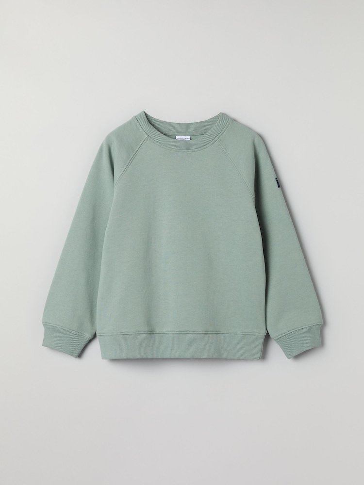 Groen - Polarn O. Pyret Organic Cotton Plain Sweatshirt - Image 1 of 4