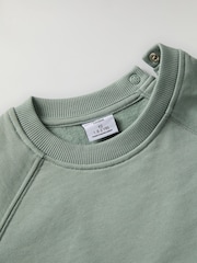 Groen - Polarn O. Pyret Organic Cotton Plain Sweatshirt - Image 4 of 4