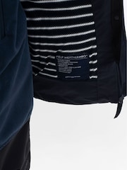 Polarn O. Pyret Blue Waterproof Shell Coat - Image 3 of 5