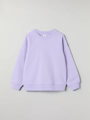 Polarn O. Pyret Purple Organic Cotton Plain Sweatshirt - Image 1 of 6