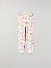 Polarn O. Pyret White Organic Cotton Blend Pyjamas - Image 3 of 6