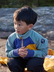 Polarn O. Pyret Blue Waterproof Fleece Jacket - Image 1 of 6