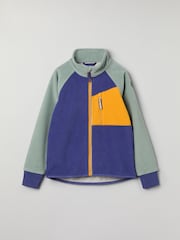 Polarn O. Pyret Blue Waterproof Fleece Jacket - Image 2 of 6