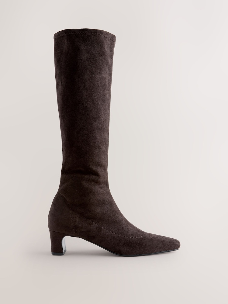 Čokoladno rjava - Škornji do kolen Forever Comfort® Chisel Toe - Slika 1 iz 5 Čokoladno rjava - Škornji do kolen Forever Comfort® Chisel Toe - Slika 1 iz 5