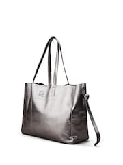 Large Indiana Leather Tote Bag With Internal Pouch - Image 2 of 3