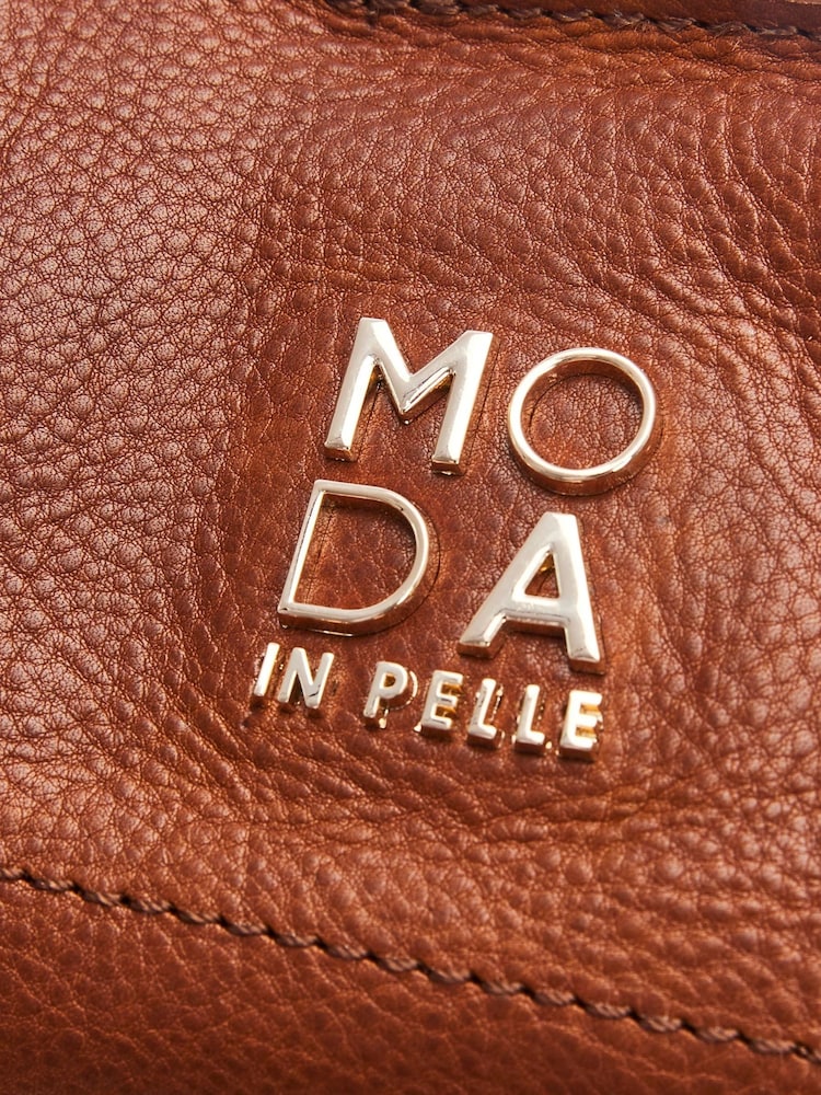 Large Indiana Leather Tote Bag With Internal Pouch - Image 4 of 4