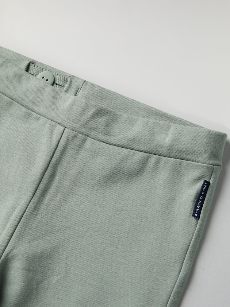 Polarn O. Pyret Green Flared Joggers - Image 4 of 4