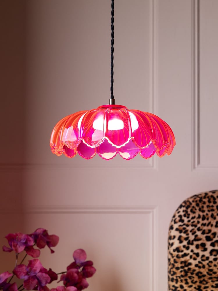 Rockett St George Pink Desert Island Pendant Ceiling Light - Image 1 of 3