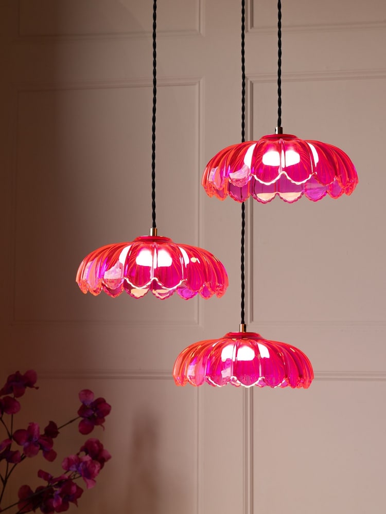 Rockett St George Pink Desert Island Cluster Ceiling Light - Image 1 of 5