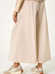 Roman Natural Corduroy Wide Leg 100% Cotton Culottes - Image 3 of 5