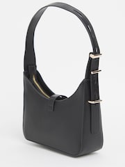 JD Williams Black Buckle Detail Shoulder Bag - Image 2 of 4