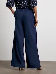 Joanna Hope Blue Wide Leg Trousers - Image 2 of 4