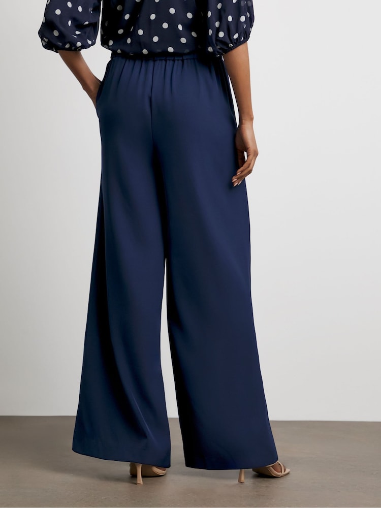 Joanna Hope Blue Wide Leg Trousers - Imagen 2 de 4 Joanna Hope Blue Wide Leg Trousers - Imagen 2 de 4