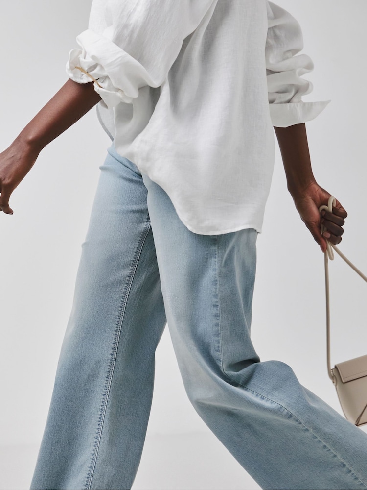 Azul claro - JD Williams Wide Leg Jegging - Imagen 4 de 4 Azul claro - JD Williams Wide Leg Jegging - Imagen 4 de 4