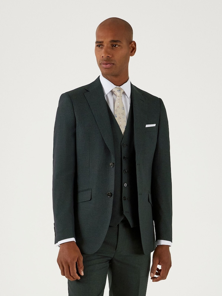 Skopes Green Tailored Harcourt Suit Jacket - Image 1 of 6