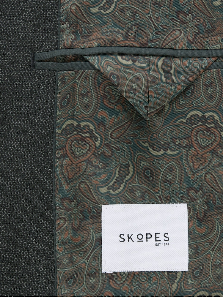 Skopes Green Tailored Harcourt Suit Jacket - Image 6 of 6