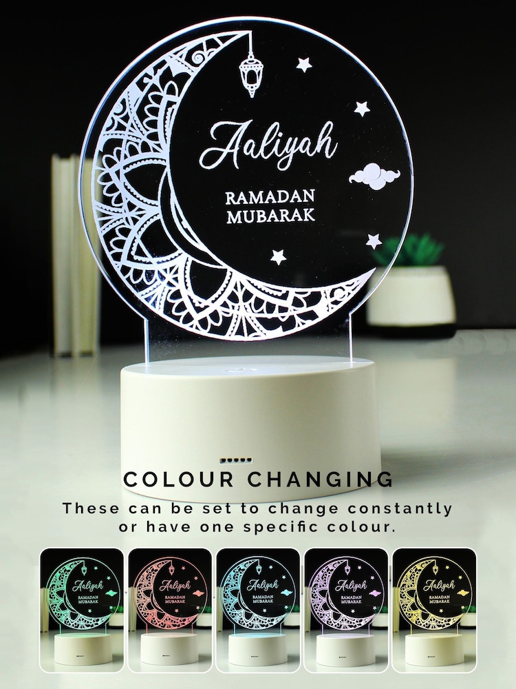 Personalised Eid and Ramadan LED Light by PMC - Image 1 of 3