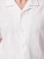 Aubin Apollo Short Sleeve White Shirt - Imagem 5 de 7