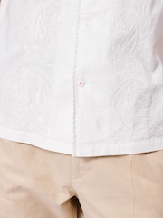 Aubin Apollo Short Sleeve White Shirt - Imagem 6 de 7