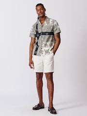 CamisasAubin de manga curta Higgins  Print - Imagem 3 de 6
