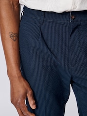 Aubin Stickney Seersucker Relaxed Fit Trousers - Imagen 4 de 4